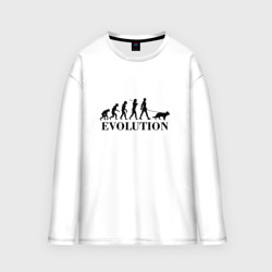 Мужской лонгслив oversize хлопок Evolution