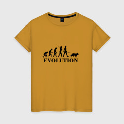 Женская футболка хлопок Evolution