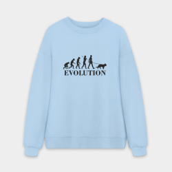 Мужской свитшот oversize без начеса хлопок Evolution