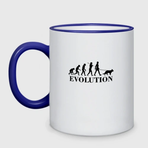 Кружка двухцветная Evolution