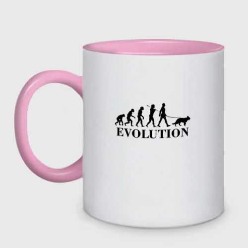 Кружка двухцветная Evolution