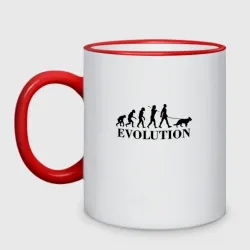 Кружка двухцветная Evolution