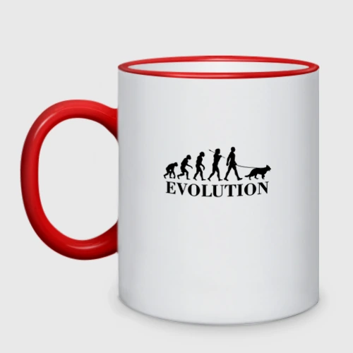 Кружка двухцветная Evolution