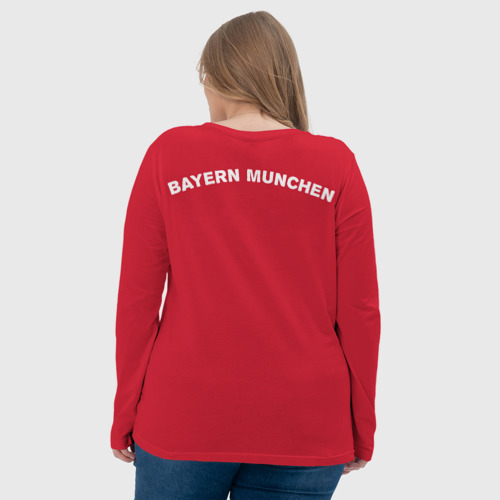 Женский лонгслив 3D Bayern home 18-19 - фото 7