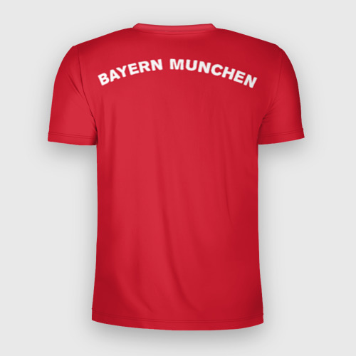 Мужская футболка 3D Slim Bayern home 18-19, цвет 3D печать - фото 2