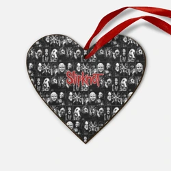 Деревянная игрушка Сердце Slipknot