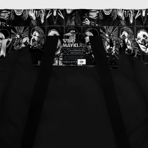 Женская зимняя куртка Oversize Slipknot, цвет черный - фото 7