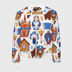 Женский бомбер 3D Традиционный поп арт