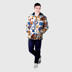 Мужская куртка 3D Традиционный поп арт - фото 2