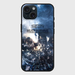 Чехол силиконовый для Apple iPhone 15 матовый Фростпанк