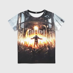 Детская футболка 3D Frostpunk - city