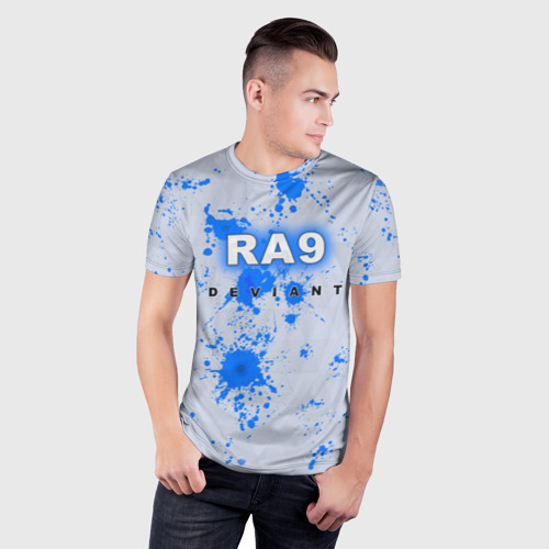 Мужская футболка 3D Slim RA9, цвет 3D печать - фото 3