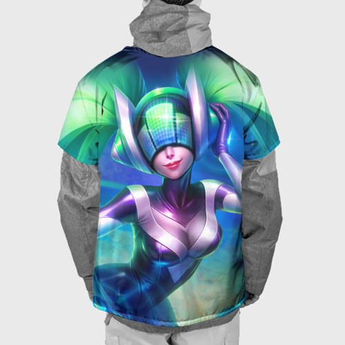 Накидка на куртку 3D DJ Sona | League of Legends, цвет 3D печать - фото 2