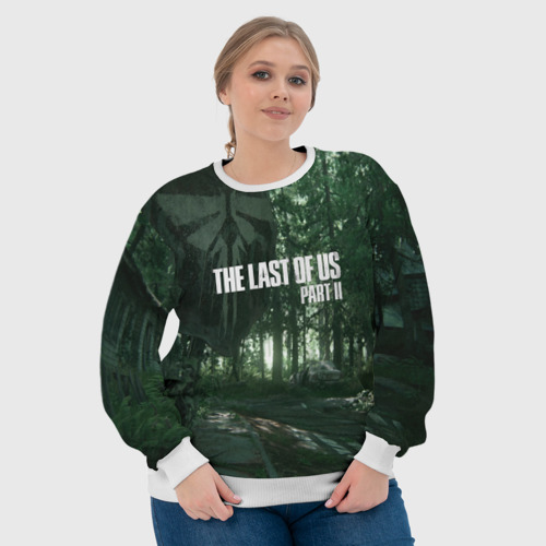 Женский свитшот 3D The Last Of Us Part II Лес, цвет 3D печать - фото 6