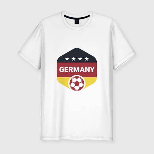Мужская футболка хлопок Slim Футбол - Германия