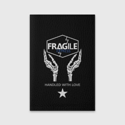 Обложка для паспорта матовая кожа Fragile express Death Stranding DS
