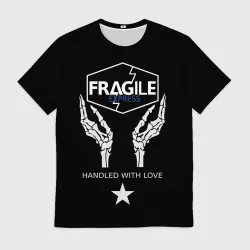 Мужская футболка 3D Fragile express Death Stranding DS
