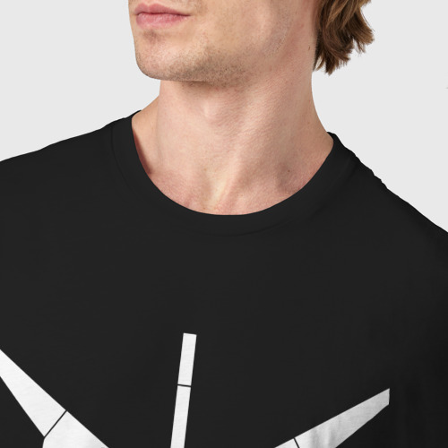 Мужская футболка хлопок с принтом Радар, фото #4