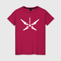 Женская футболка хлопок Радар