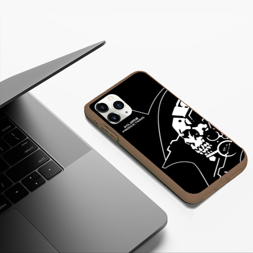 Чехол для iPhone 11 Pro Max матовый Ludens kojima productions, цвет коричневый - фото 5