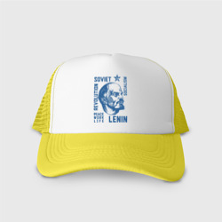 Кепка тракер с сеткой Ленин