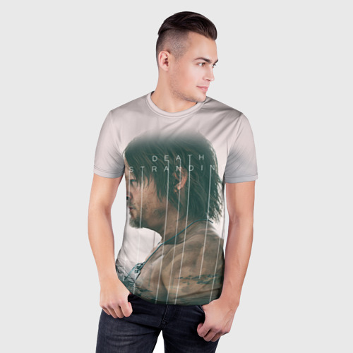 Мужская футболка 3D Slim DEATH STRANDING , цвет 3D печать - фото 3