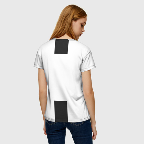 Женская футболка 3D Форма Ювентуса 18-19, цвет 3D печать - фото 4