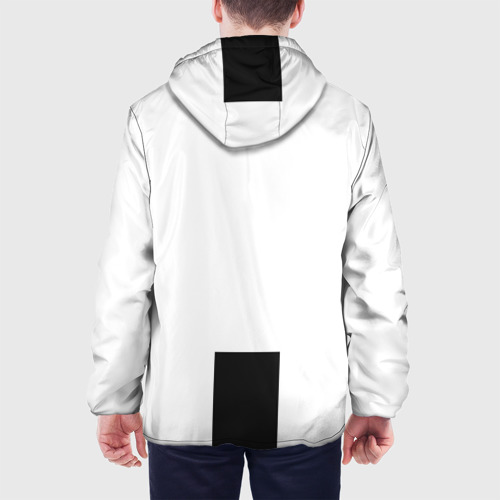 Мужская куртка 3D Форма Ювентуса 18-19, цвет 3D печать - фото 5