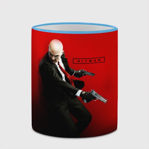 Кружка с полной запечаткой Hitman 3, цвет Кант небесно-голубой - фото 4