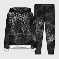 Женский костюм с толстовкой 3D Black Alchemy