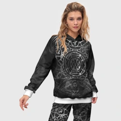 Женский костюм с толстовкой 3D Black Alchemy - фото 2