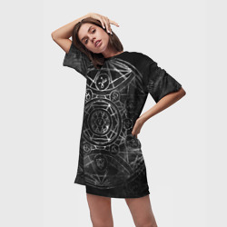 Платье-футболка 3D Black Alchemy - фото 2