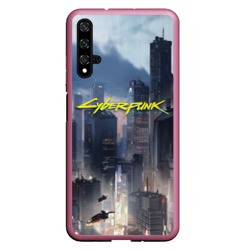 Чехол для Honor 20 Cyberpunk 2077 city