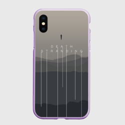 Чехол для iPhone XS Max матовый Death Stranding DS