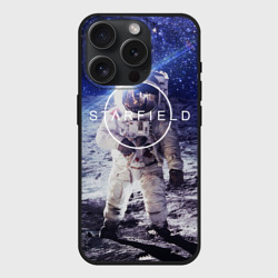 Чехол силиконовый для Apple iPhone 15 Pro матовый Starfield