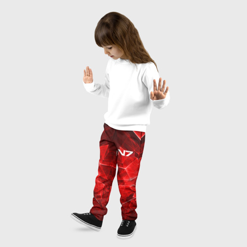 Детские брюки 3D Mass Effect N7, цвет 3D печать - фото 3