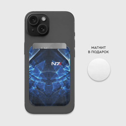 Картхолдер Magsafe магнитный Mass Effect N7 Масс эффект Н7 - фото 2