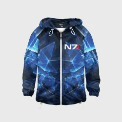 Детская ветровка 3D Mass Effect N7 Масс эффект Н7