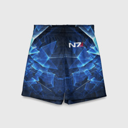 Детские спортивные шорты 3D Mass Effect N7 Масс эффект Н7
