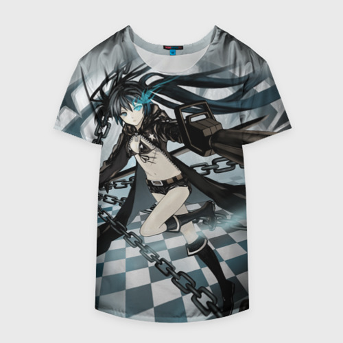 Накидка на куртку 3D Black Rock Shooter, цвет 3D печать - фото 4