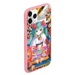 Чехол для iPhone 11 Pro Max матовый Окно Mika Hatsune - фото 2