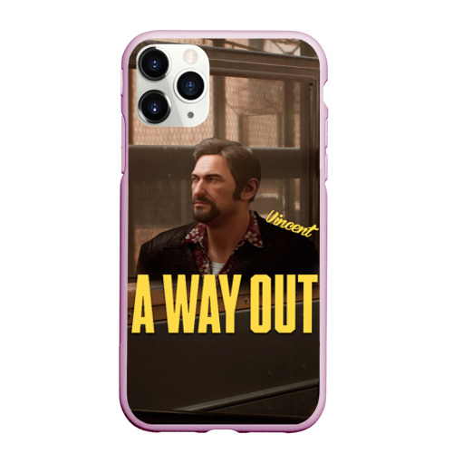 Чехол для iPhone 11 Pro матовый A Way Out Vincent, цвет розовый