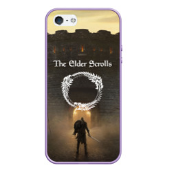 Чехол для iPhone 5/5S матовый The Elder Scrolls skyrim TES 5