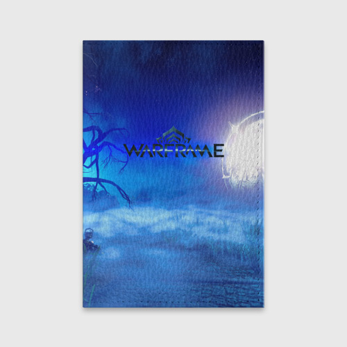Обложка для паспорта матовая кожа WARFRAME | ВАРФРЕЙМ, цвет бирюзовый