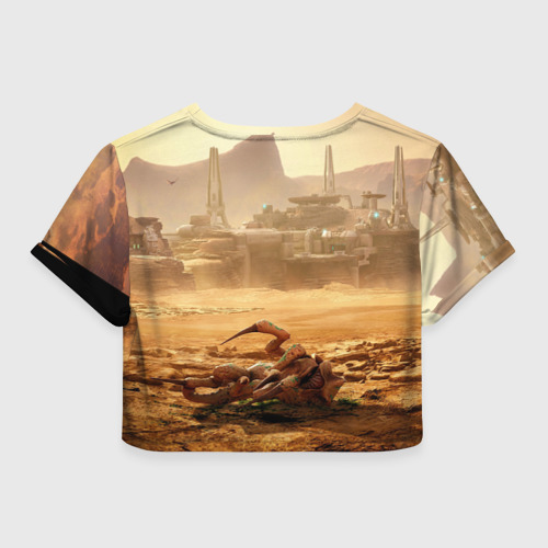 Женская футболка Crop-top 3D FAR CRY 5 LOST ON MARS, цвет 3D печать - фото 2