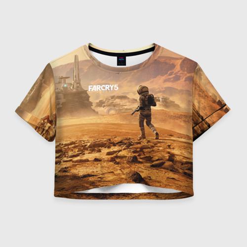 Женская футболка Crop-top 3D FAR CRY 5 LOST ON MARS, цвет 3D печать