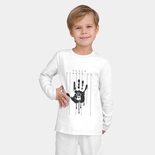 Детская пижама с лонгсливом хлопок Death Stranding DS руки - фото 3