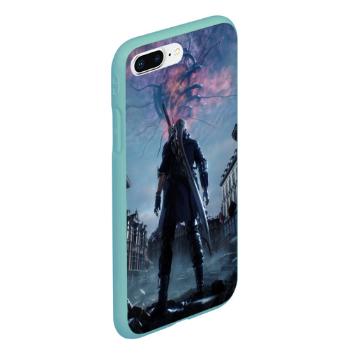 Чехол для iPhone 7Plus/8 Plus матовый Devil May Cry 5, цвет мятный - фото 3