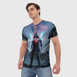 Мужская футболка 3D Devil May Cry 5 - фото 2
