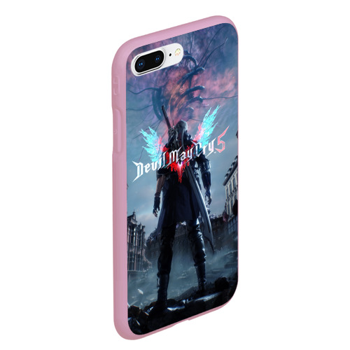 Чехол для iPhone 7Plus/8 Plus матовый Devil May Cry 5, цвет розовый - фото 3